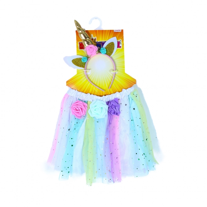 Completo Costume Unicorno con Tutu