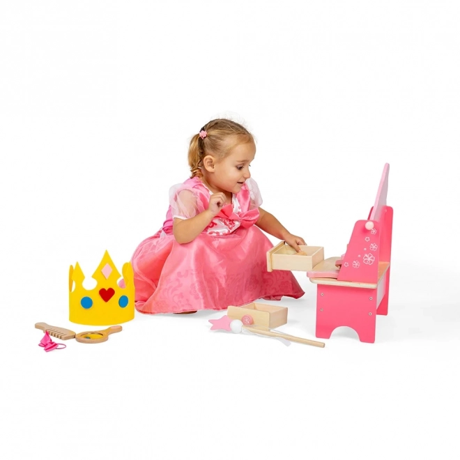 Toaletto in legno rosa per bambini Bigjigs Toys