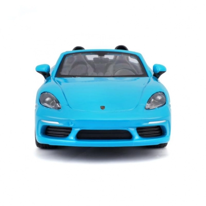 Modello Porsche 718 Boxster Scala 1:24 Blu