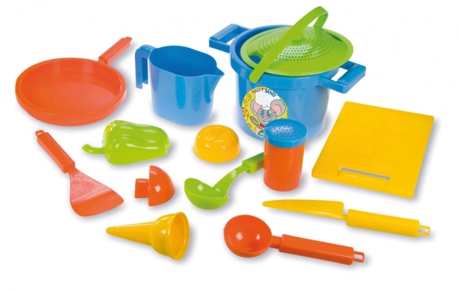 Set da sabbia - Utensili da cucina, 14 pezzi