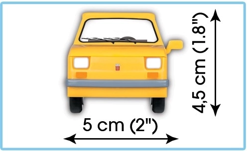 Set Costruzioni Fiat 126P Maluch