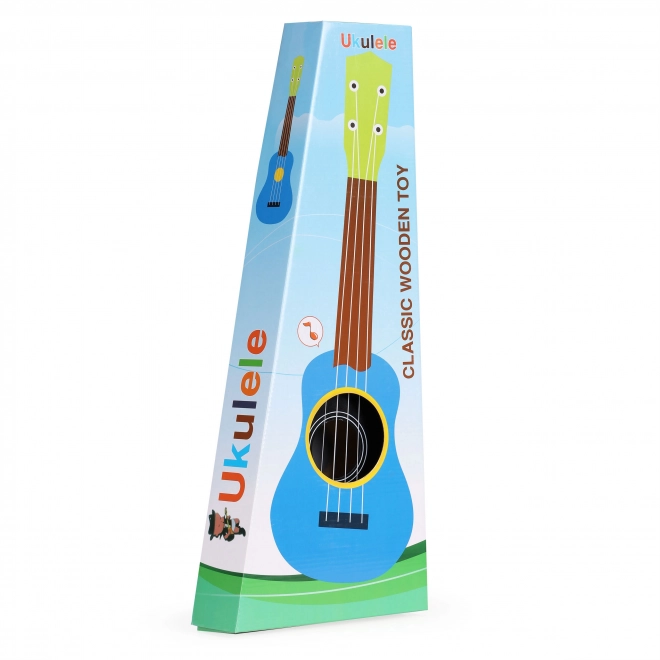 Ukulele in legno per bambini con corde in nylon