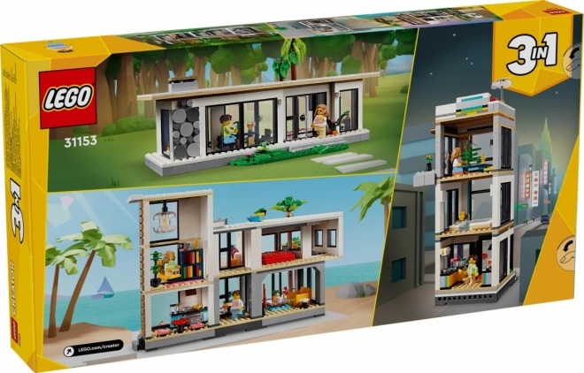 Casa moderna LEGO Creator 3 in 1