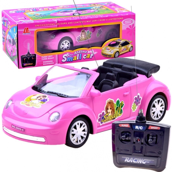 Auto telecomandata Beetle cabriolet rosa