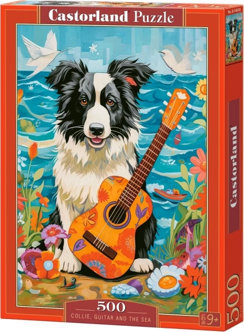 Puzzle Castorland chitarra e mare 500 pezzi