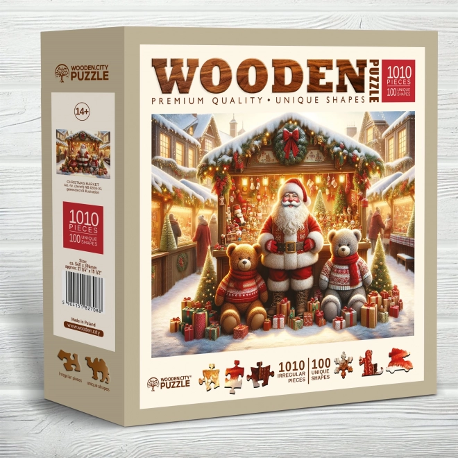 Puzzle in legno Mercatini di Natale di Wooden City