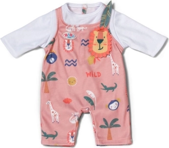 BABY born tutina con bretelle Giungla per bambole 43 cm