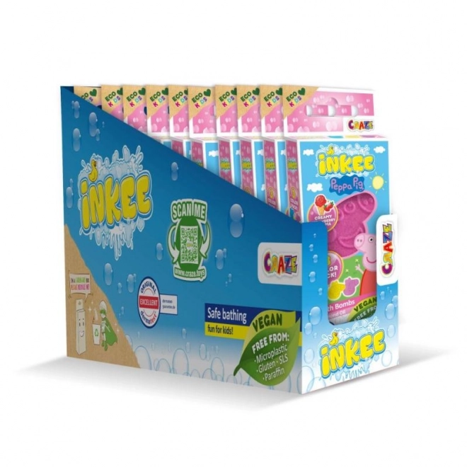 Mini set bombe da bagno Peppa Pig Inkee