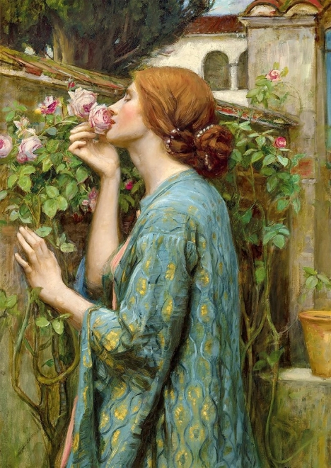 Puzzle 1000 pezzi di John William Waterhouse: Anima delle rose