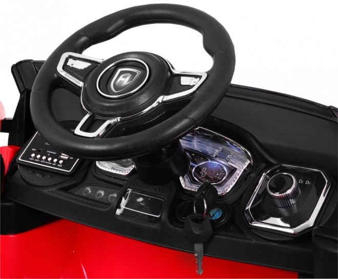 Macchinina Elettrica Sportiva Rapid Racer Rossa