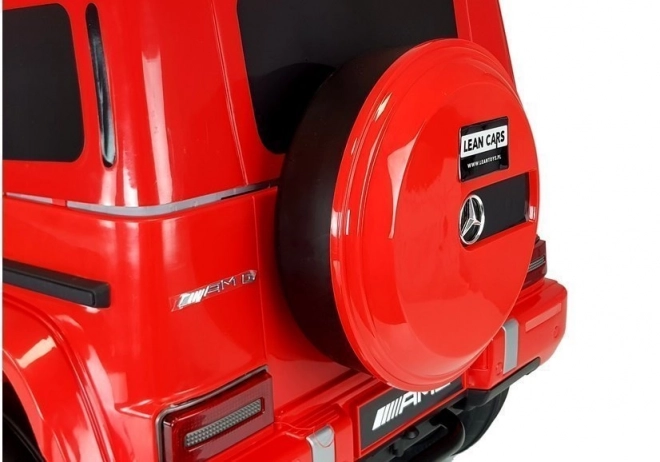 Auto a batteria Mercedes G63 rosso