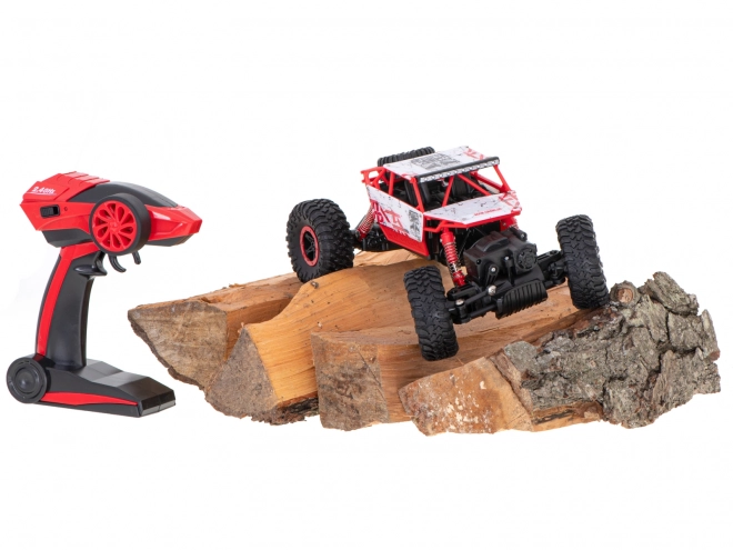 Auto telecomandato RC Rock Crawler blu – Rosso