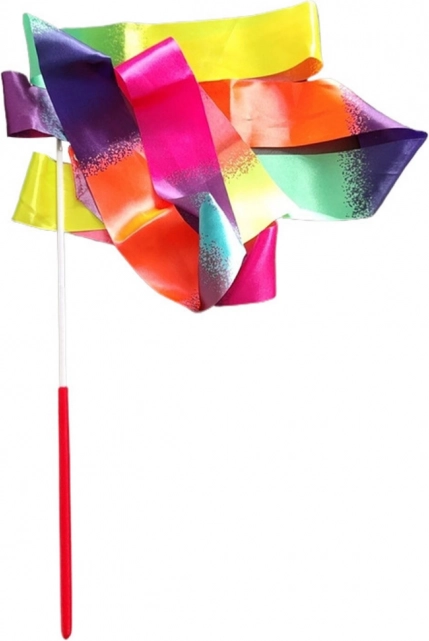 Nastro colorato per ginnastica e danza 205 x 5 cm