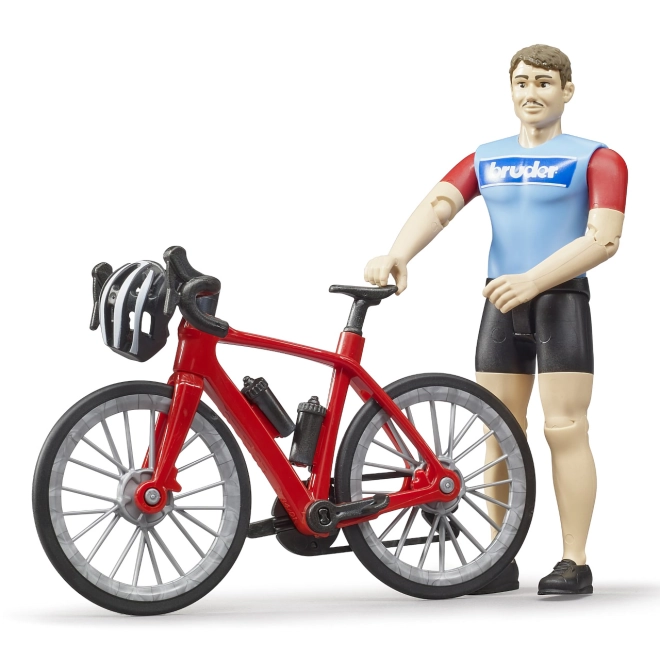 Figurina realistica del ciclista