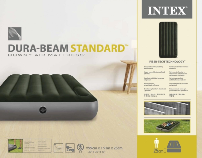 Grande letto gonfiabile con pompa integrata Intex