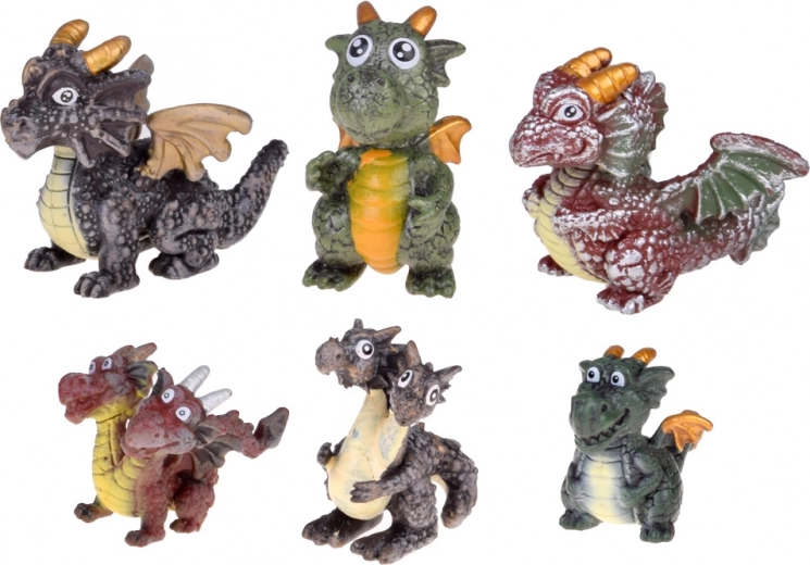 Sei draghetti unici in un solo set