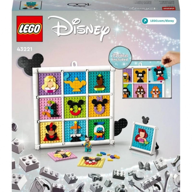 Centenario dell'animazione Disney LEGO Set decorativo da parete