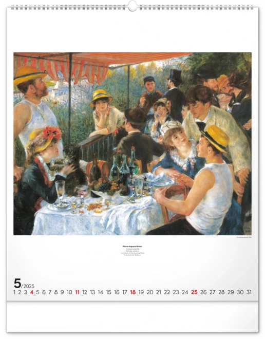 Calendario da parete Impressionismo 2025