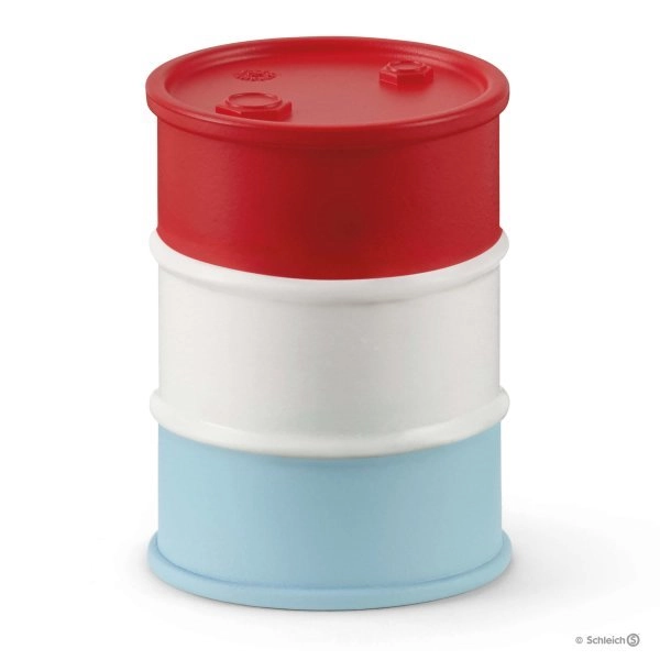 Autentico barrel racing con barili colorati