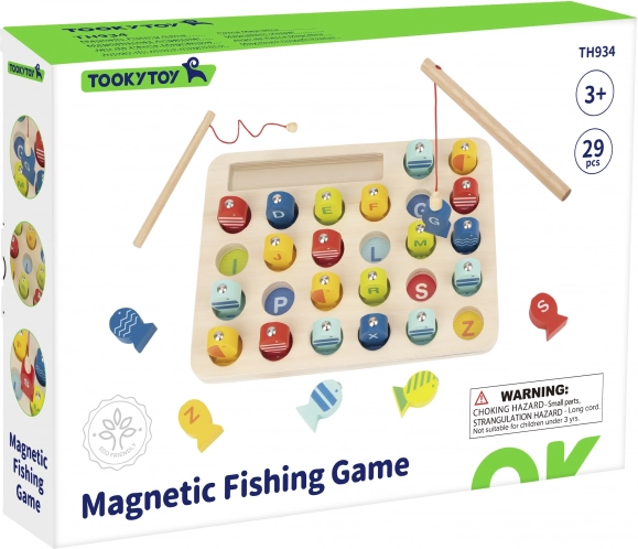 Gioco di Pesca in Legno con Lettere Tooky Toy