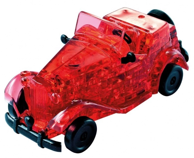 Puzzle 3D Crystal Auto d'Epoca Rosso