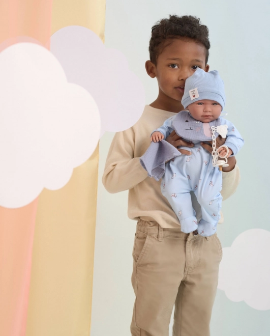 Vestitino per bambola neonato New Born taglia 40–42 cm con accessori