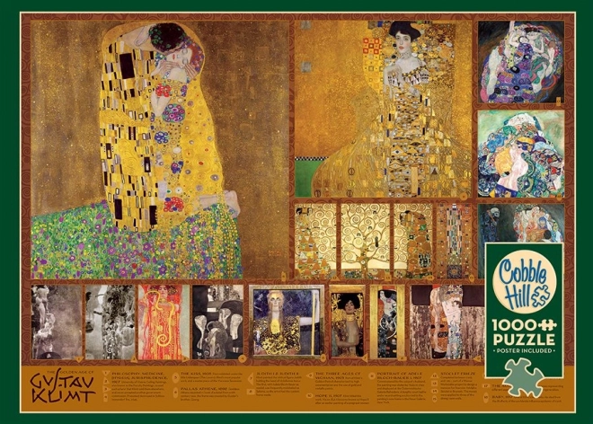 Puzzle Età d'Oro di Gustav Klimt 1000 Pezzi