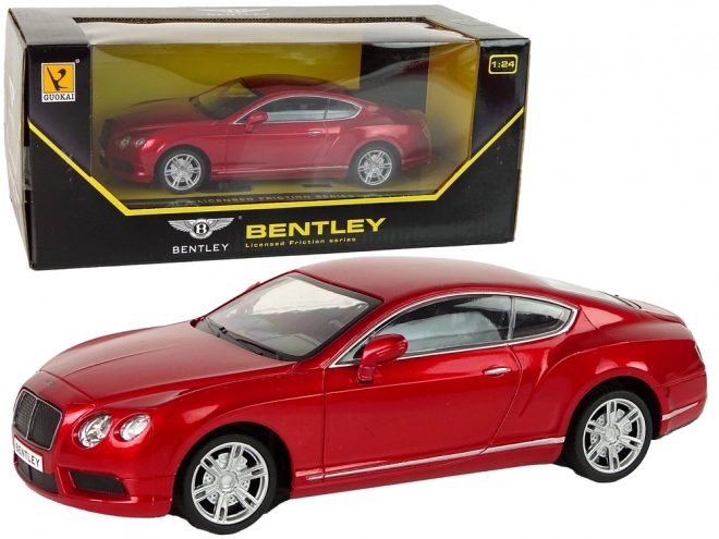 Macchinina Bentley Rossa con Motore a Frizione 1:24