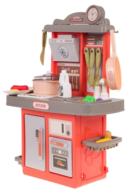 Cucina gioco con suoni e luci per bambini – rosa