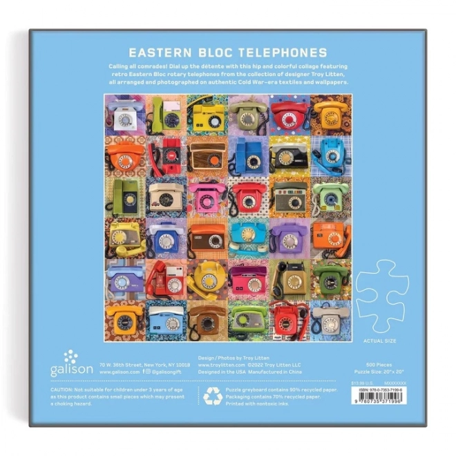 Puzzle Telefoni Blocchi Orientali 500 Pezzi