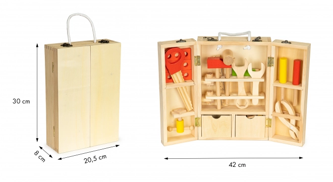 Set di strumenti in legno per bambini Ecotoys