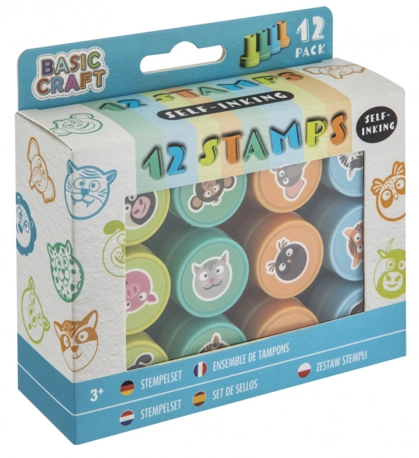 Timbri Allegri Basic Craft auto-inchiostranti 12 pezzi