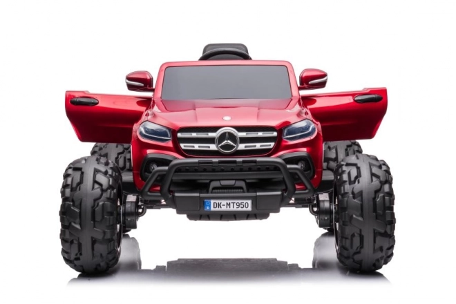 Auto a Batteria per Bambini Mercedes 4x4 Rosso Metallizzato