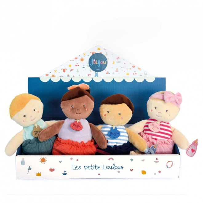 Bambola Doudou Jolijou 18 cm blu