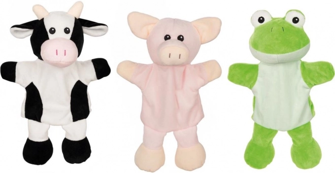 Pacchetti peluche con piedini - Mucca, Maialino, Rana