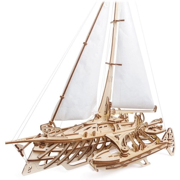 Ugears puzzle 3D Trimaran Merihobus