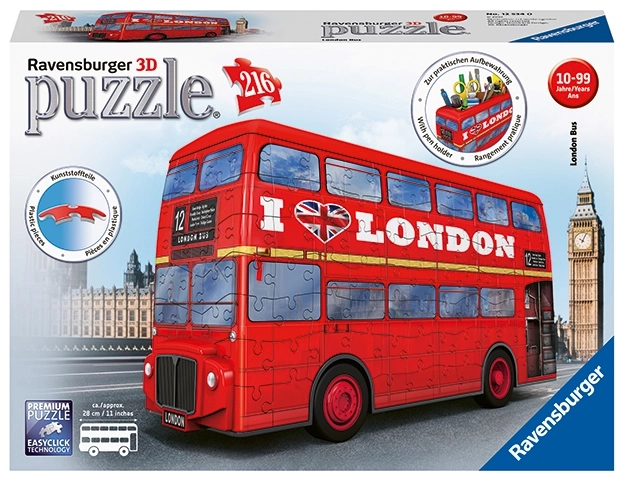 Ravensburger Puzzle 3D Autobus di Londra