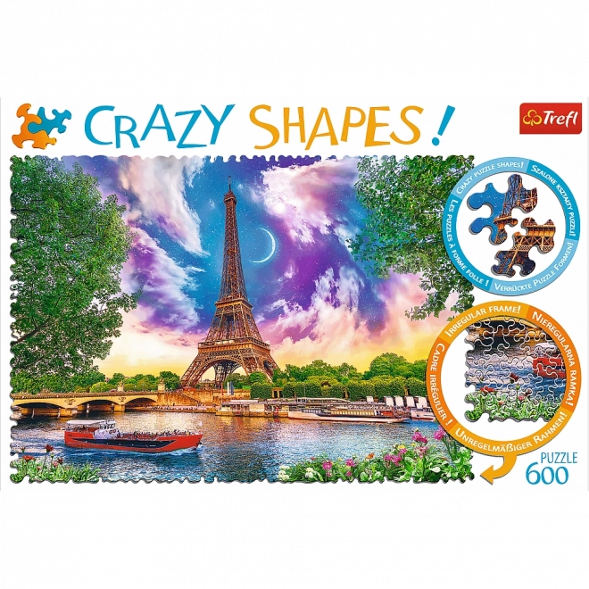 Puzzle Crazy Shapes 600 pezzi Cielo su Parigi