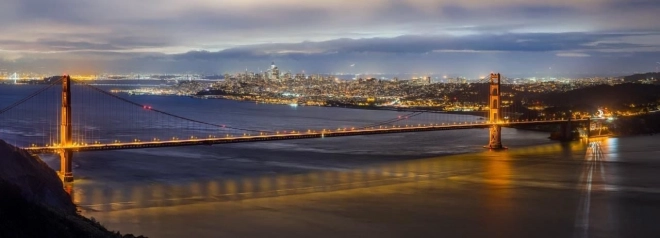 Puzzle panoramico Most Golden Gate, San Francisco 1000 pezzi