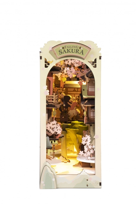 Fermalibri Puzzle 3D Falling Sakura in Legno