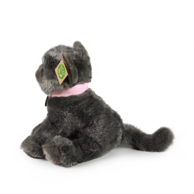 Gatto di peluche grigio ECO-FRIENDLY 25 cm