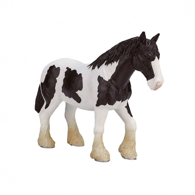 Cavallo Clydesdale Bianco e Nero Mojo