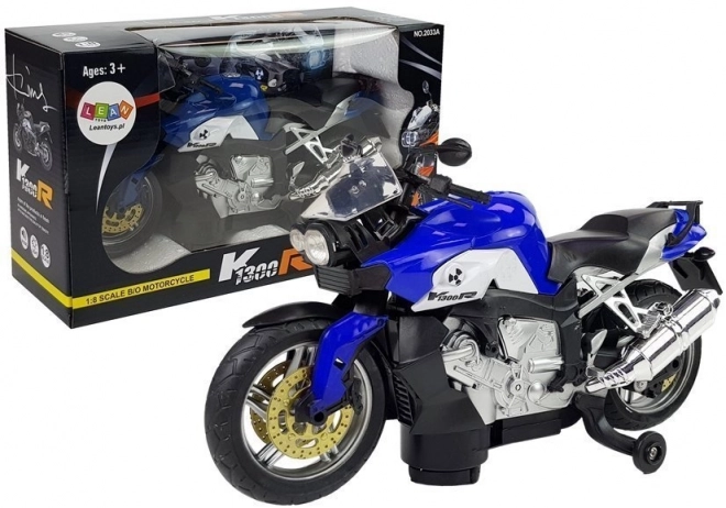 Motocicletta Elettrica per Bambini Blu