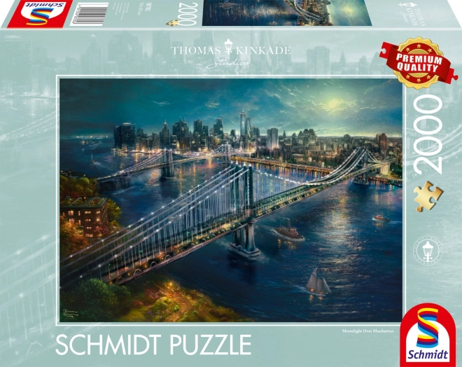 Puzzle Manhattan Notturna 2000 Pezzi