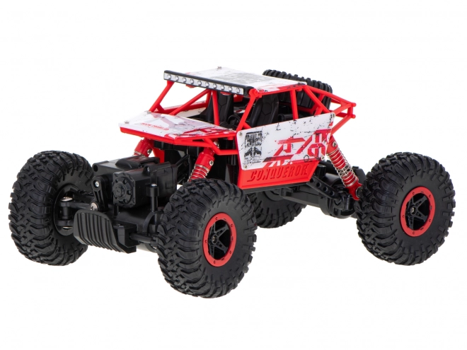 Auto telecomandato RC Rock Crawler blu – Rosso