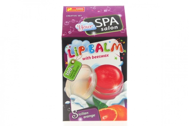 Kit fai da te balsamo per labbra al profumo di arancia