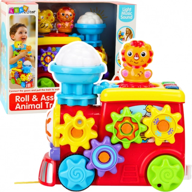 Locomotiva musicale interattiva per bambini Colorata