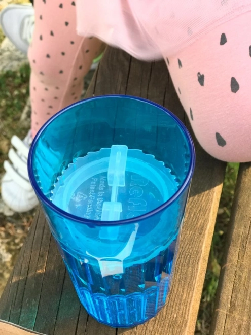 Tazza da allenamento infrangibile per bambini Reflo blu