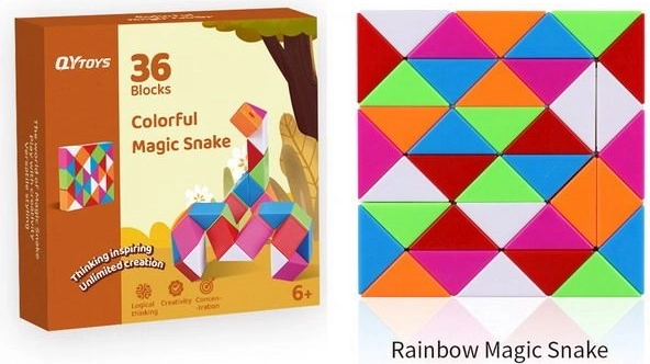 Puzzle Serpente Colorato