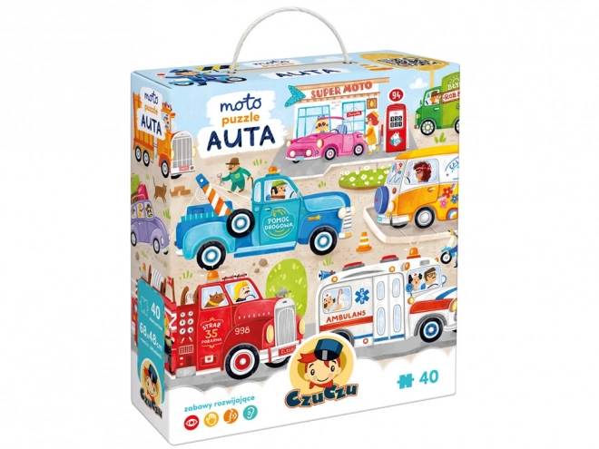 Puzzle 40 pezzi Moto Puzzle Auto